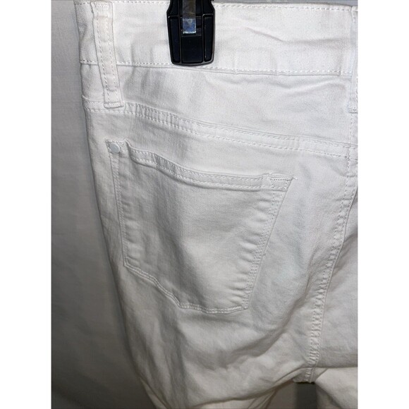 Judy Blue Women’s Distressed Jeans Size 11 30x26 White Party Going Out Skinny - Picture 11 of 12